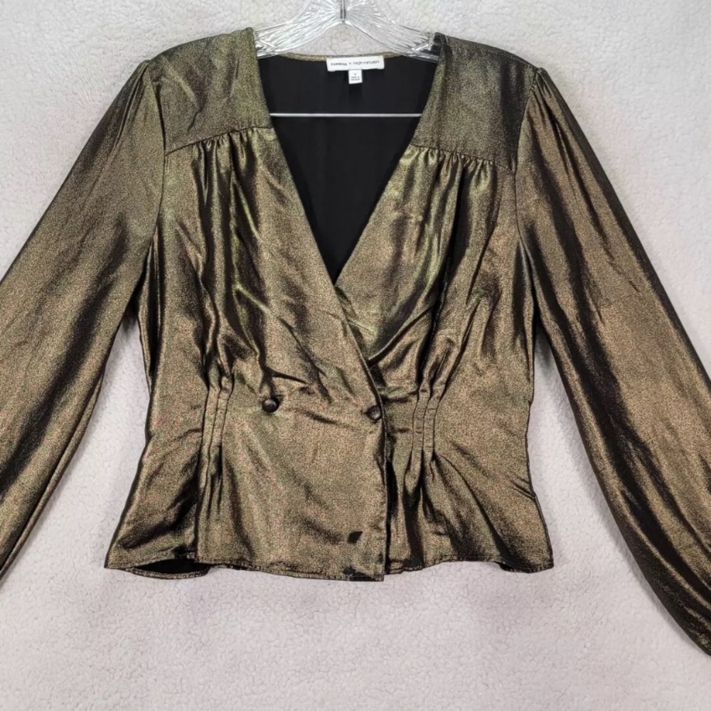 Metallic Gold Women's Top